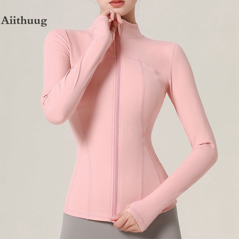 Outdoor Sport Coat - Aiihuug Jaquetas esportivas com zíper completo