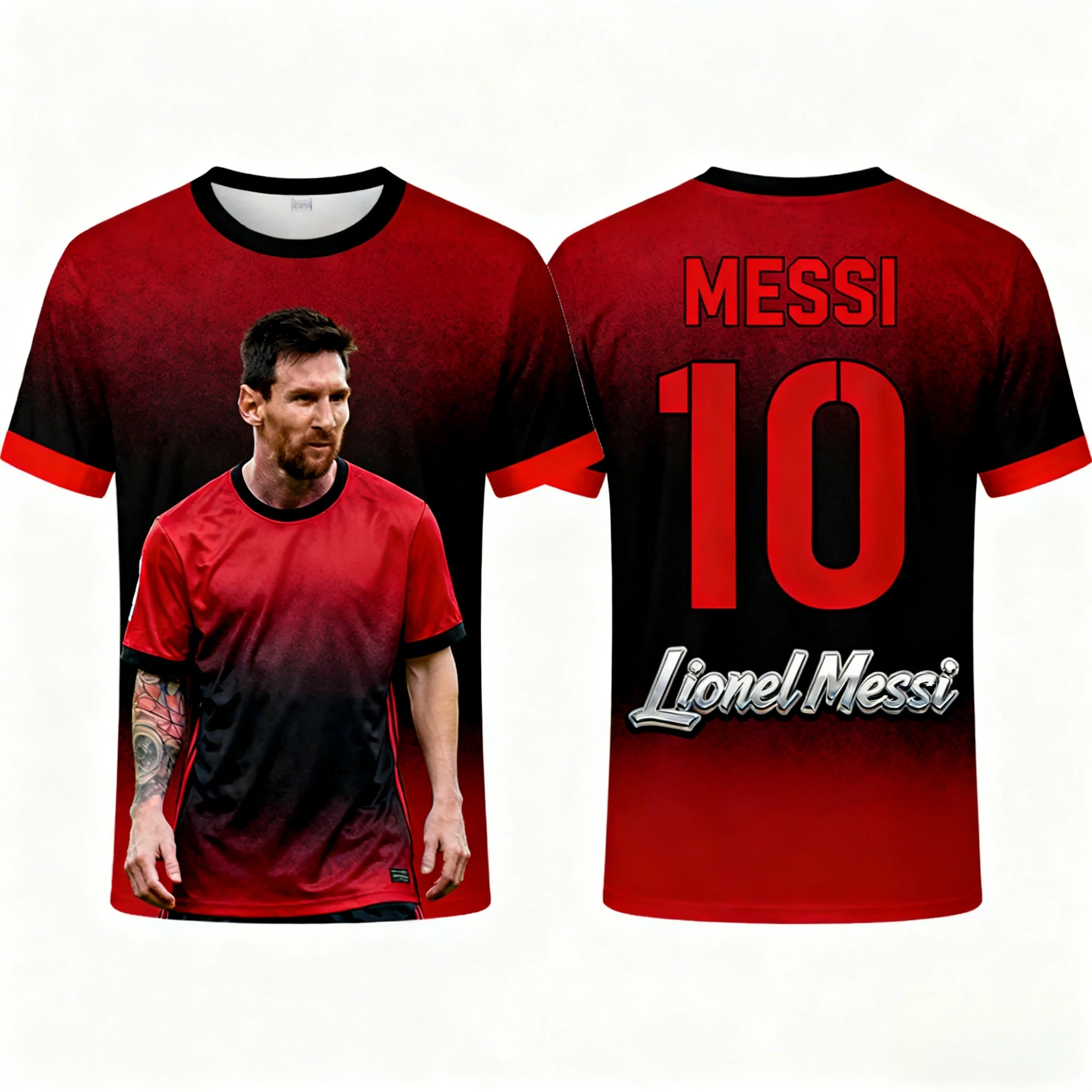 Outdoor Sport Club - Camiseta Masculina Esportiva 3D de Secagem