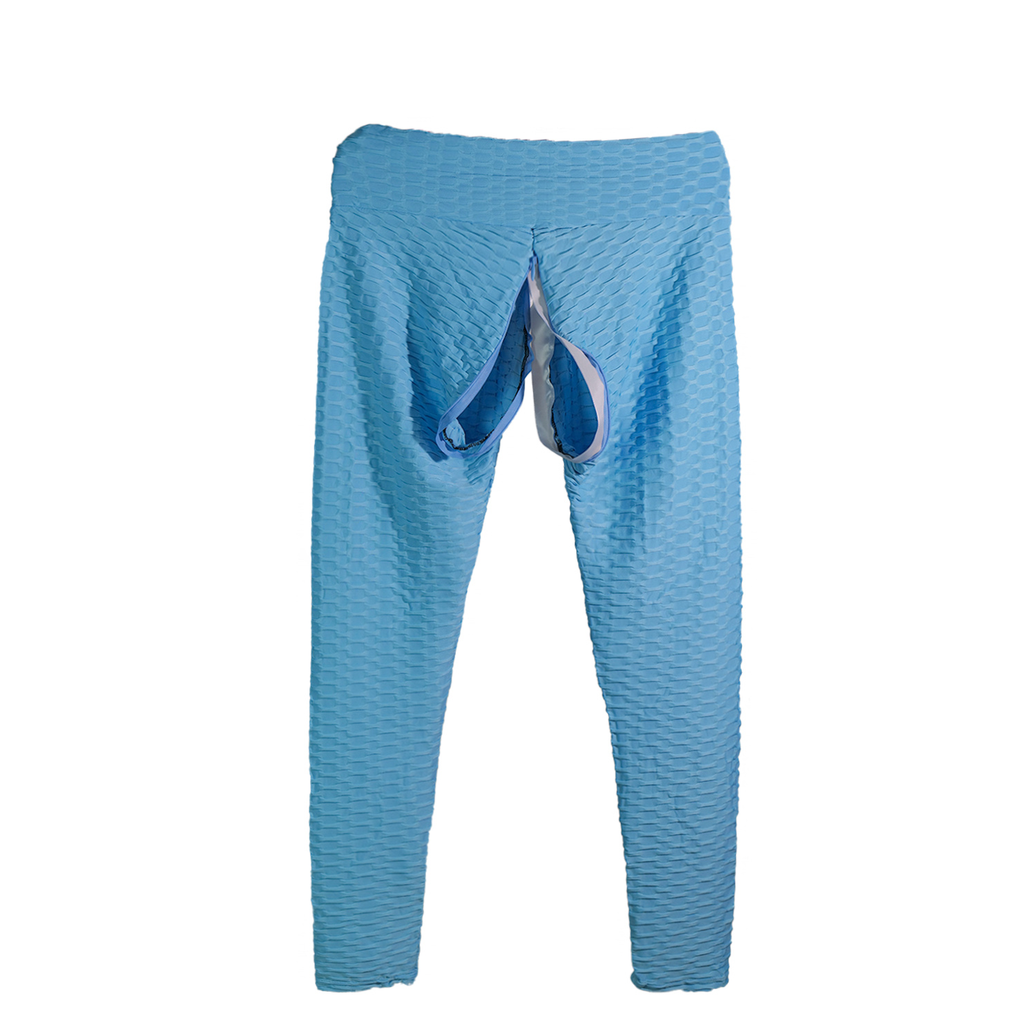 Outdoor Sport Club - Leggings sensuais de virilha aberta para