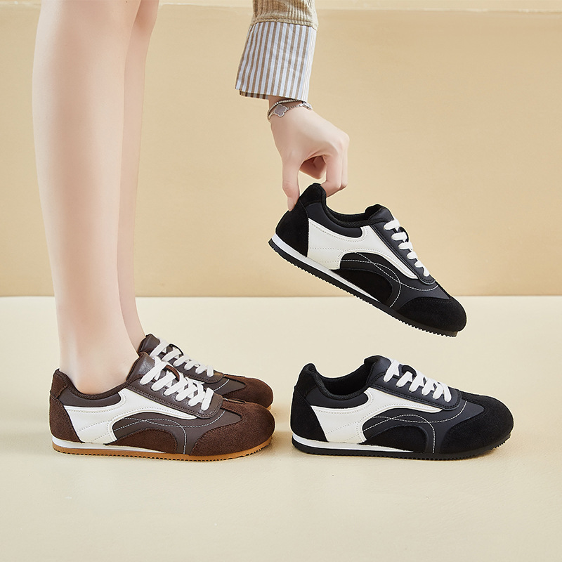 Outdoor Sports Shoes - Calçados esportivos femininos de couro, calçados