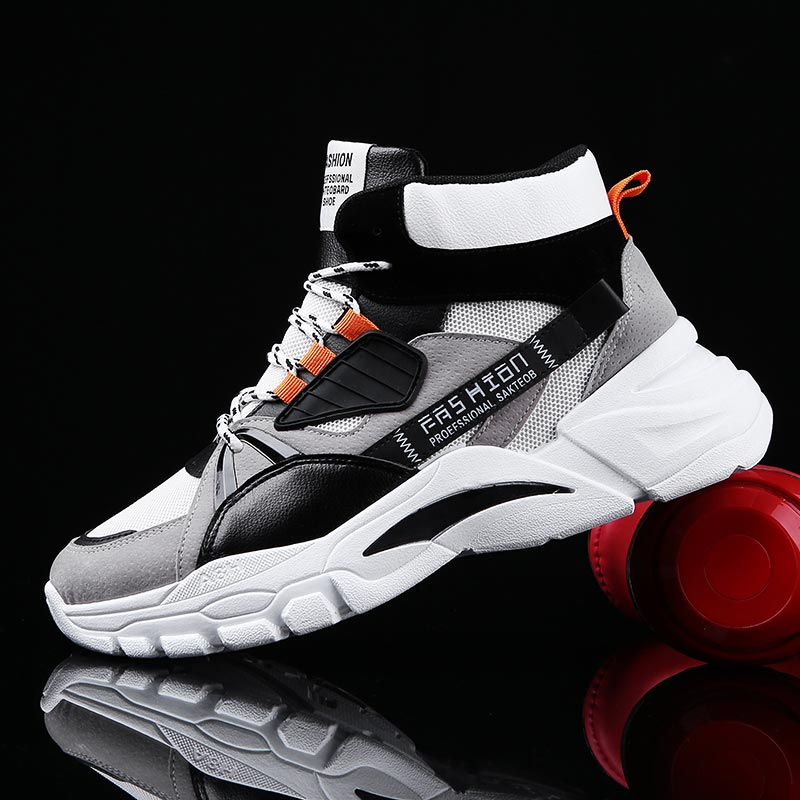 Outdoor Sport Club - Hightop-Sapatilhas Esportivas Masculinas, Sapatilhas de Cima