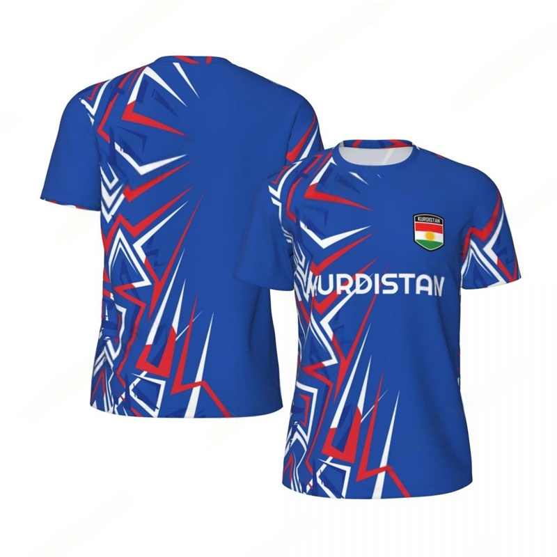 Outdoor Sport Club - Camiseta Masculina KURDISTAN 3D Print Esportiva