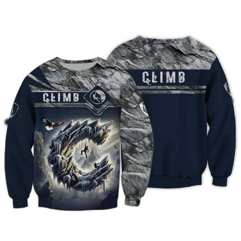 Outdoor Sport Club - Camiseta Masculina com Estampa 3D de