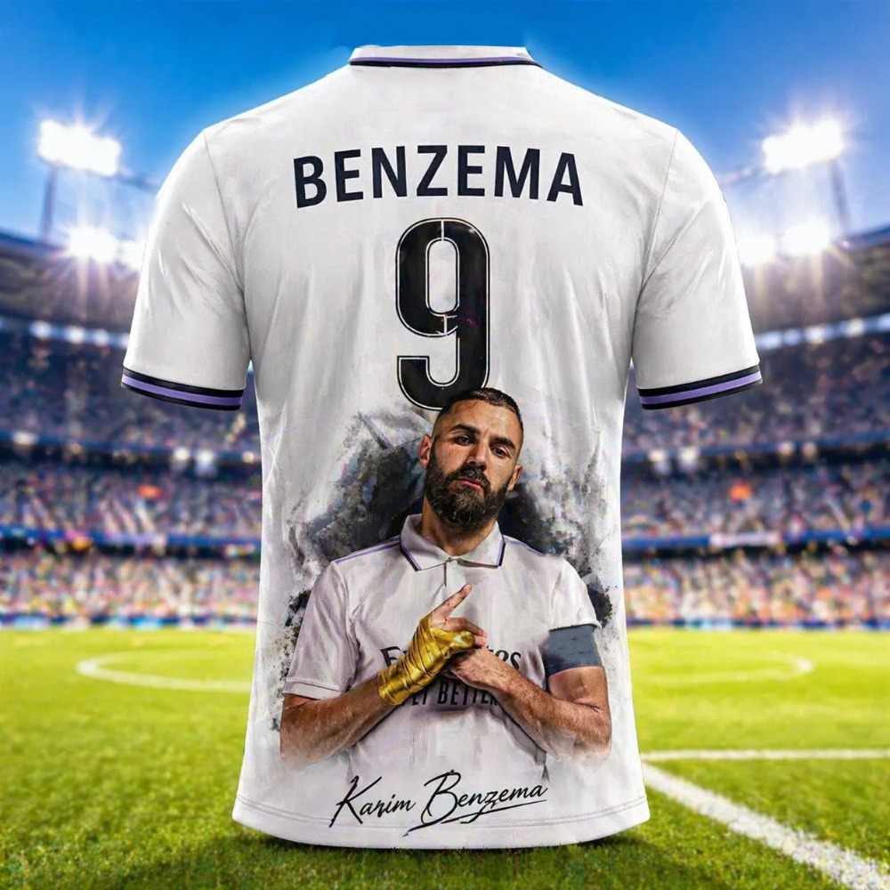 Outdoor Sport Club - Camiseta de Futebol Masculina Zubema3D com