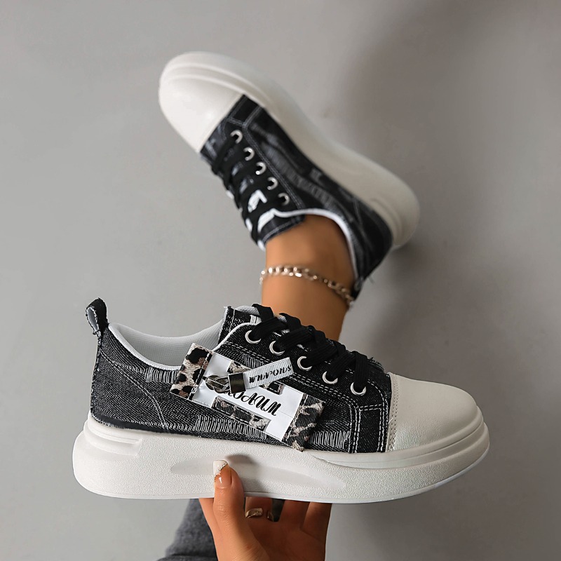 Outdoor Sports Shoes - Tênis Feminino Casual de Lona com
