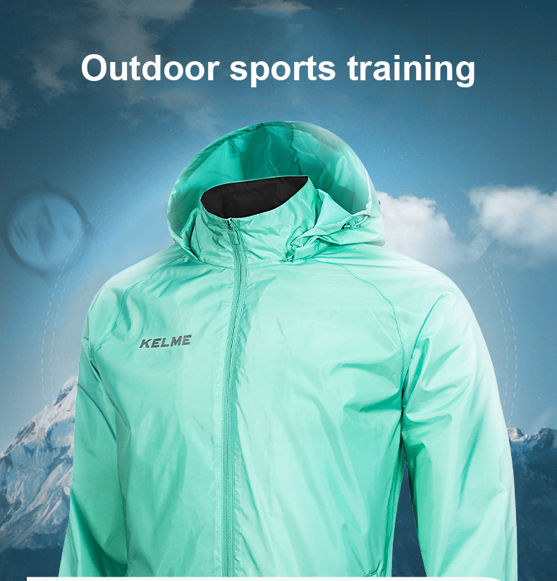 KELME-Blusão leve impermeável  - Outdoor Sport Coat avaliação e preço