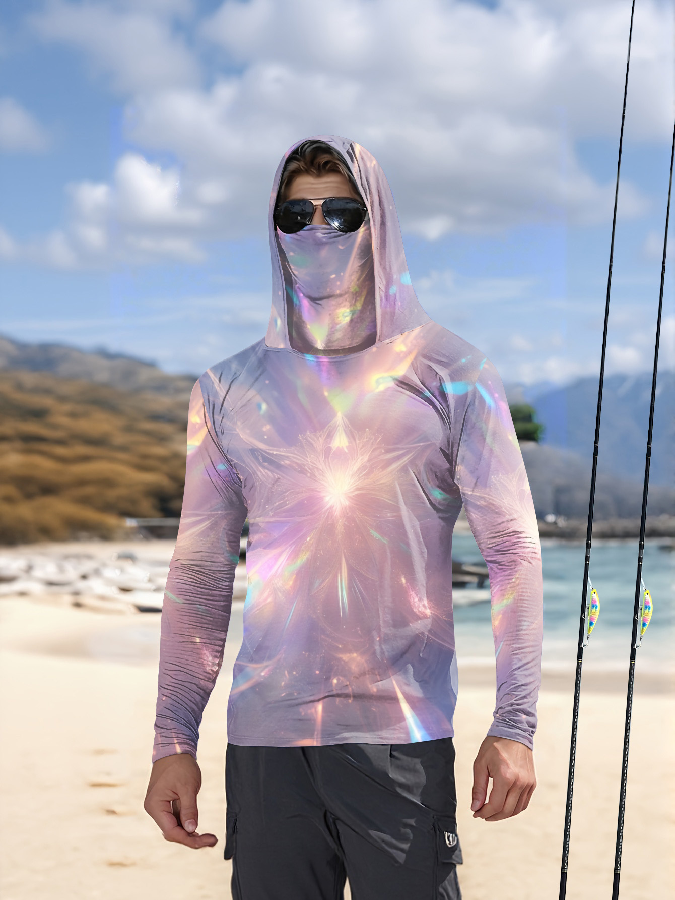 Camisa Masculina de Manga Long - Outdoor Sport Leisure avaliação e preço
