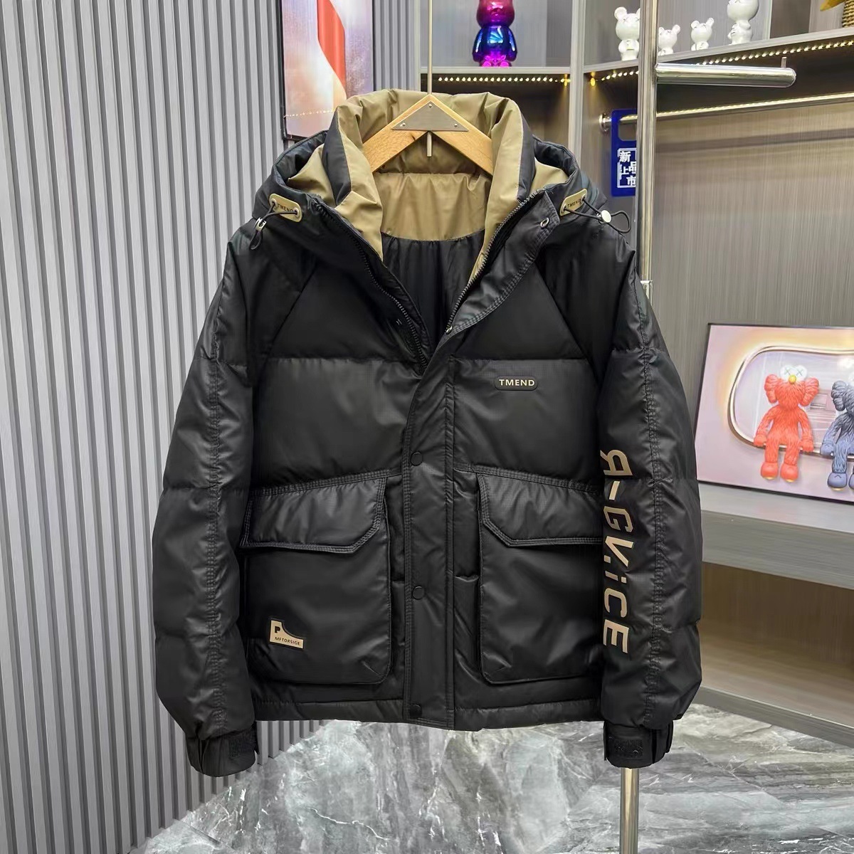 Casaco com capuz de pato branc - Outdoor Sport Coat avaliação e preço