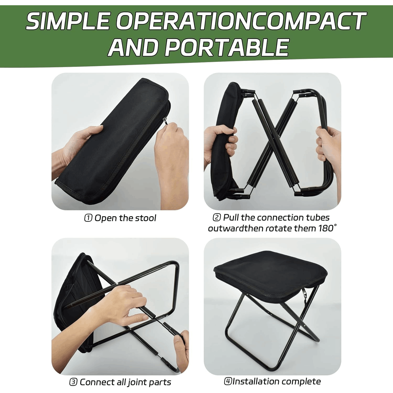 Cadeira Portátil Dobrável: Est - Outdoor Sport Chairs avaliação e preço