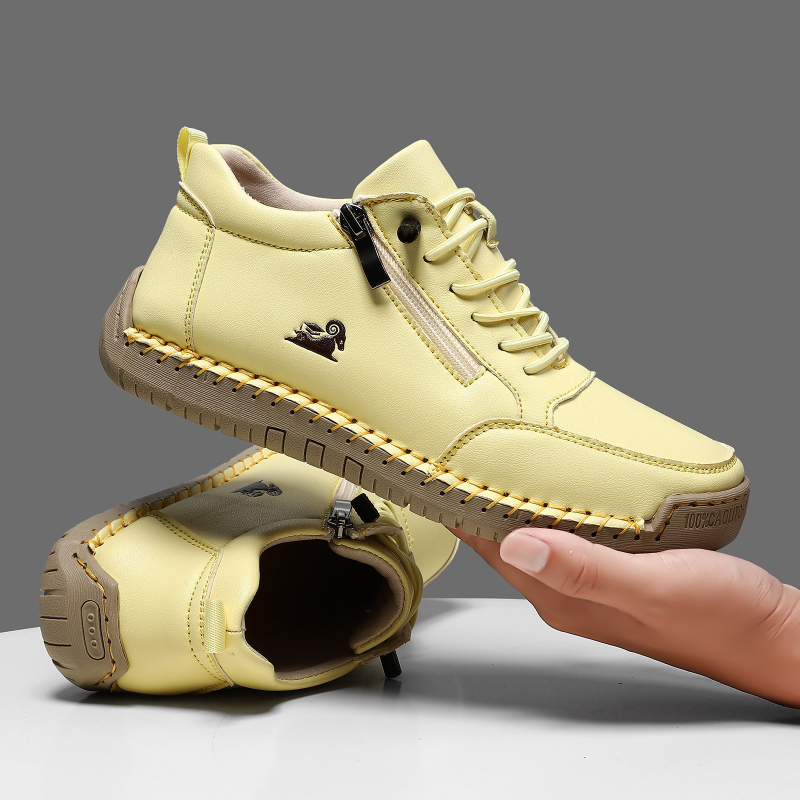 Tênis feminino de couro artesa - Outdoor Sport Leisure avaliação e preço
