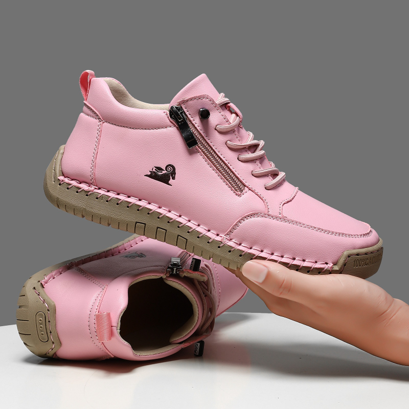 Tênis feminino de couro artesa - Outdoor Sport Leisure avaliação e preço