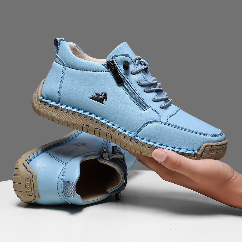 Tênis feminino de couro artesa - Outdoor Sport Leisure avaliação e preço